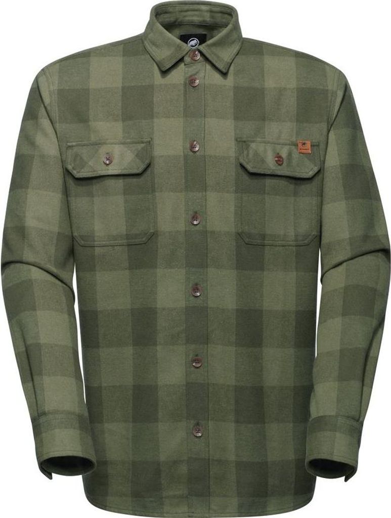 Tamaro Longsleeve Shirt Men, Longsleeve Shirt Herren - Mammut, Farbe:marsh-dark marsh, Größe:L