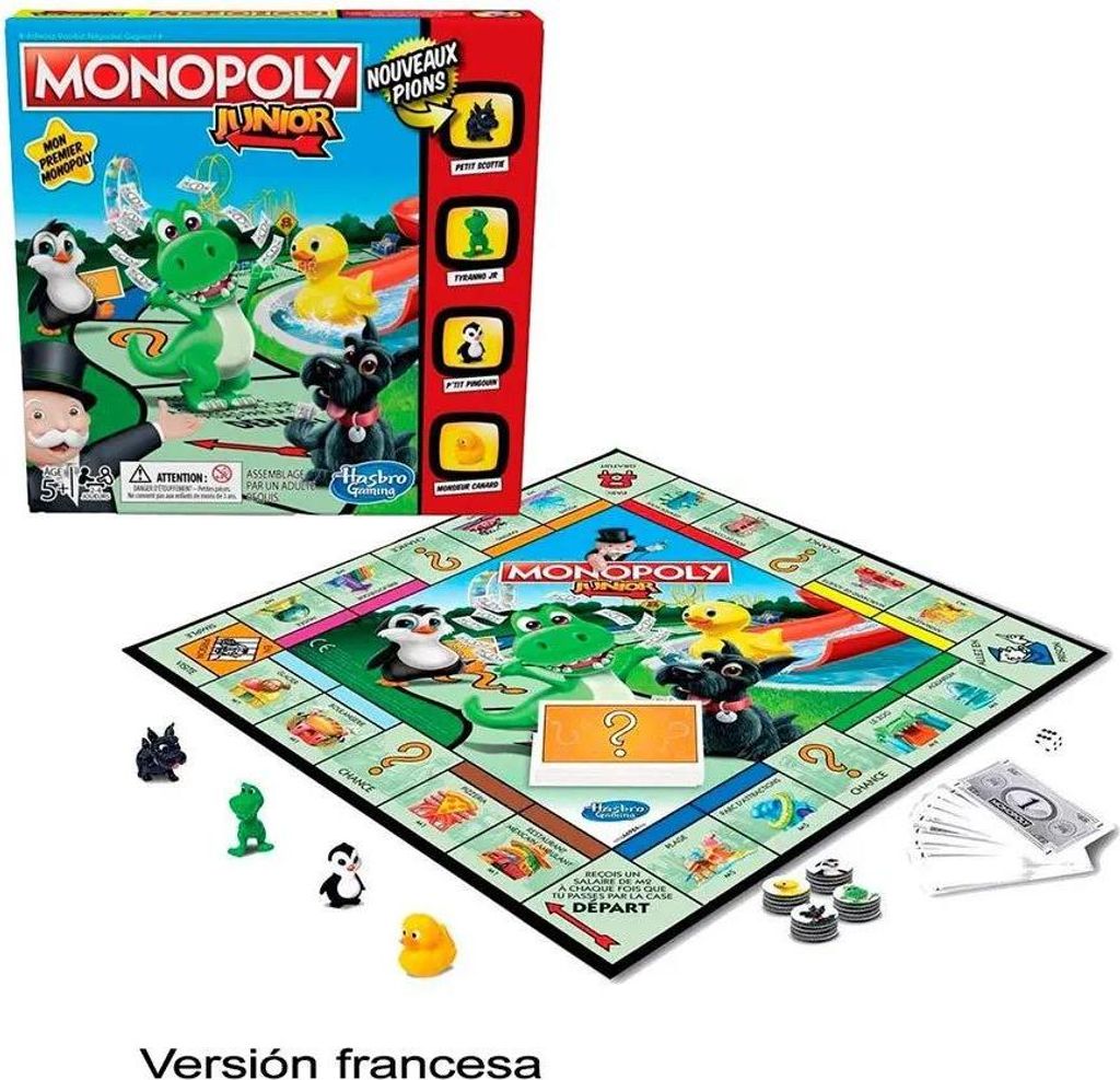 Monopoly Junior Brettspiel Französisch Mehrfarbig Mehrfarbig One Size