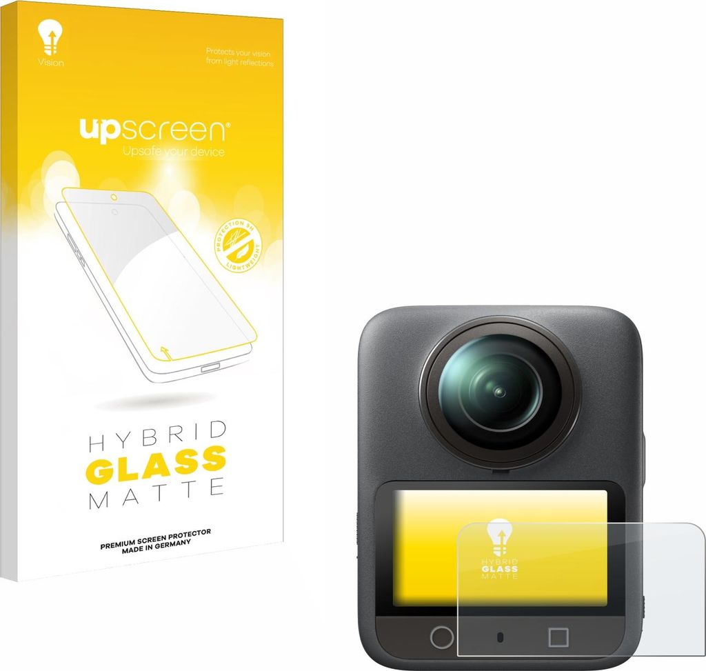 upscreen Entspiegelungs Schutzglas für DJI Osmo 360 Schutzfolie Panzer Folie Glas Display Schutz matt