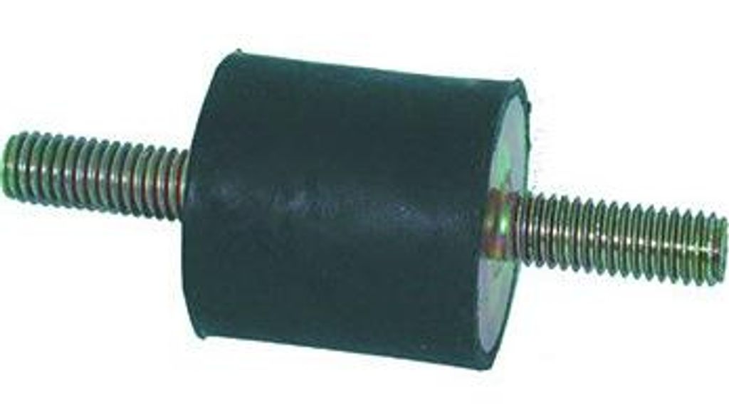 Universelles männliches Silent-Block - ø: 30 mm - Länge: 30 mm, Gewinde: M8 - Gewindelänge: 18/23 mm