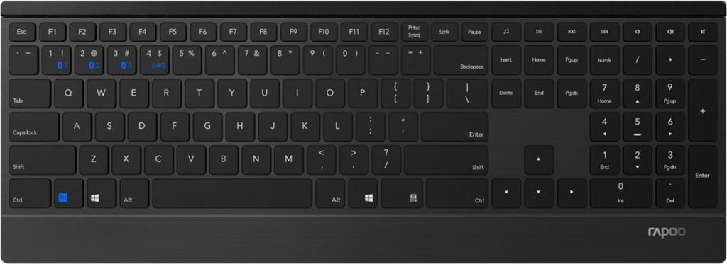 RAPOO E9500M Ultra-Slim schwarz Produktbild 