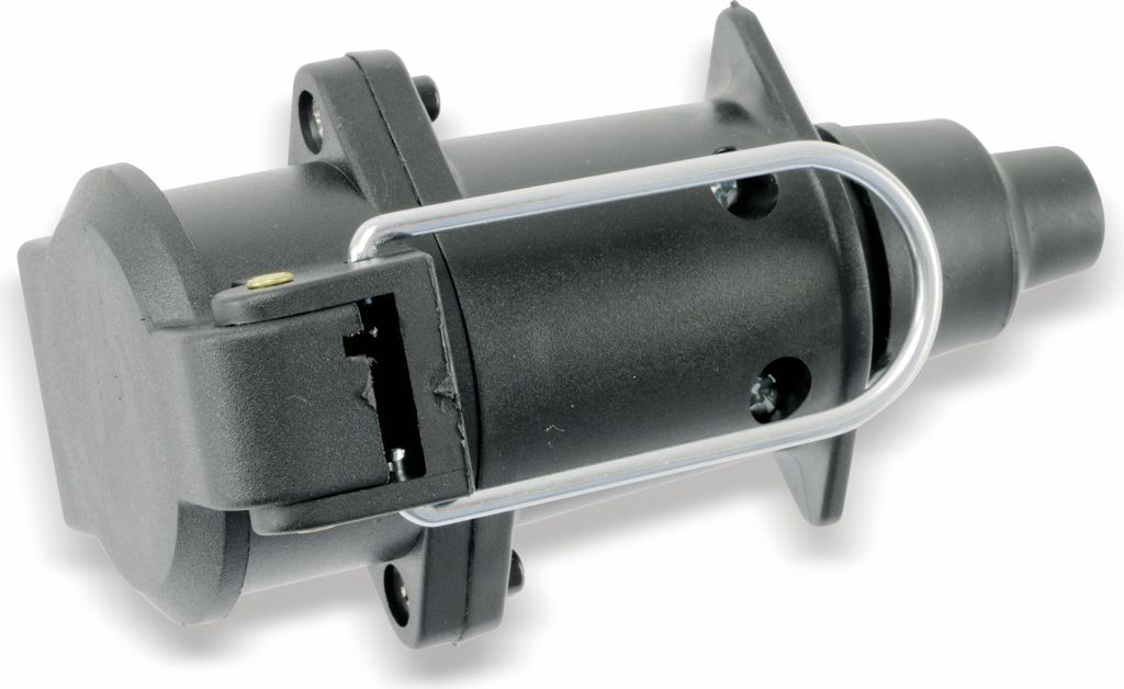 KFZ-Anhängersteckdose, 7-polig, mit Klappdeckel