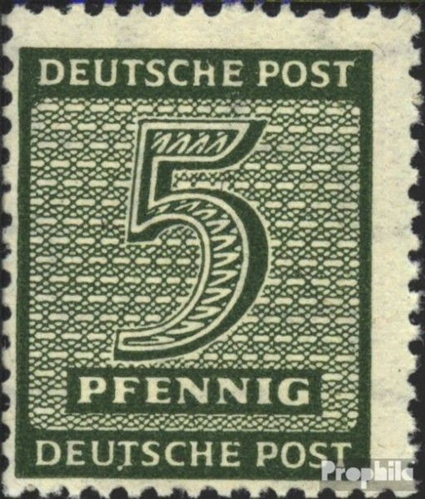 Briefmarken Sowjetische Zone (All.Bes.) 1945 Mi 128Y gestempelt Ziffer