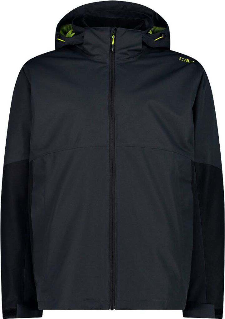 Cmp Man Jacket Zip Hood Detachable Antracite-Nero-Acido 56 Produktbild 