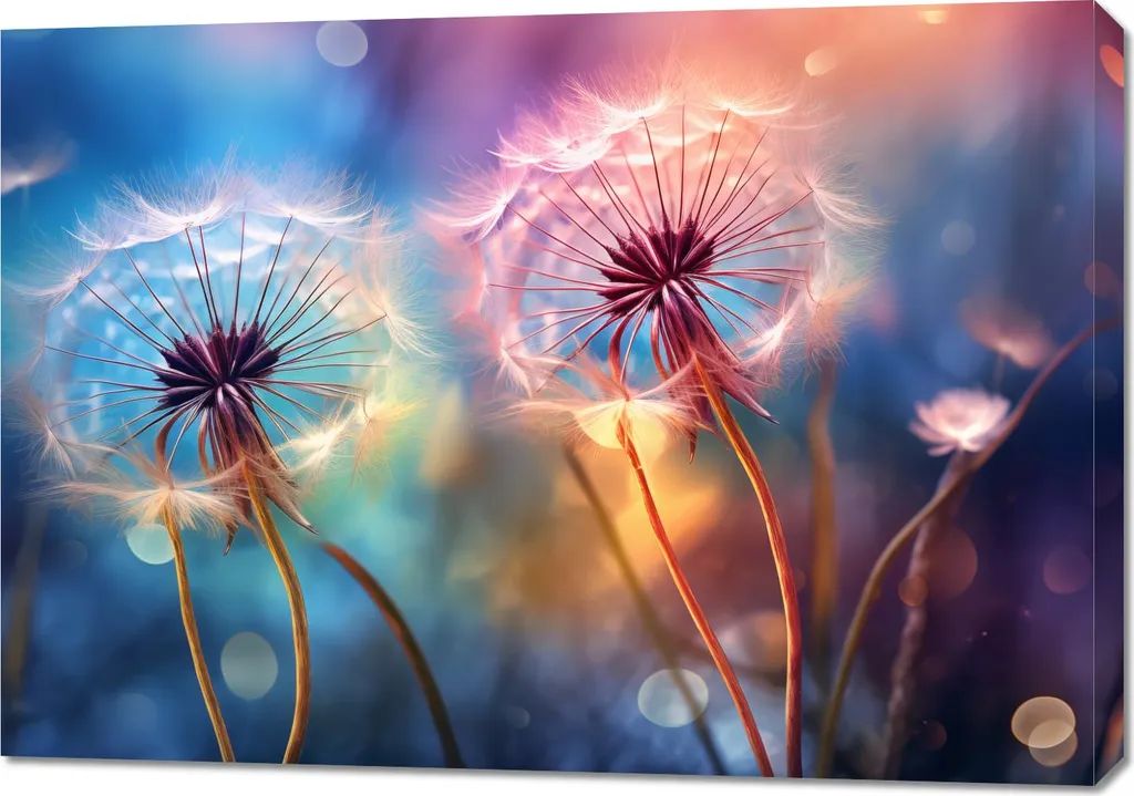 Tableau Magie délicate 100 x 70 cm avec impression HD haute qualité