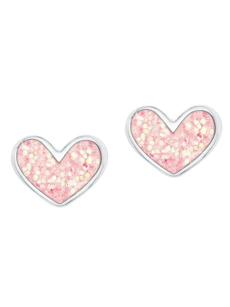 Principessa Lillifee PLFS/60 ragazze orecchio borchie cuore rosa argento
