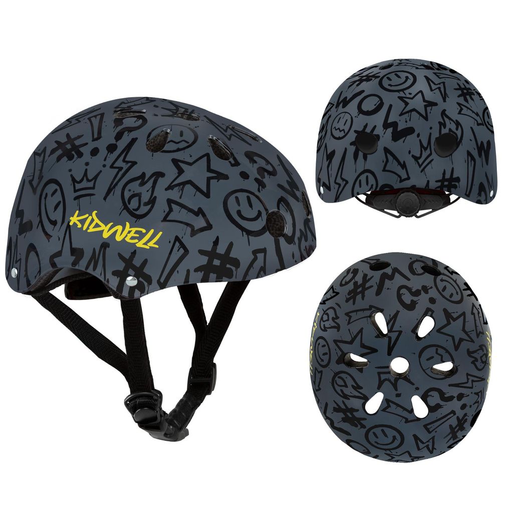 Kidwell ORIX II detská prilba M (52–56 cm) – čierny Obrázok produktu 