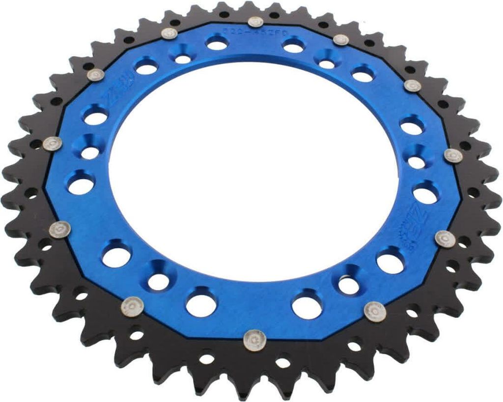 ZF Krone 45 Zähne Teilung 520 Blau Schwarz Dual ZFD-822-45-BLU