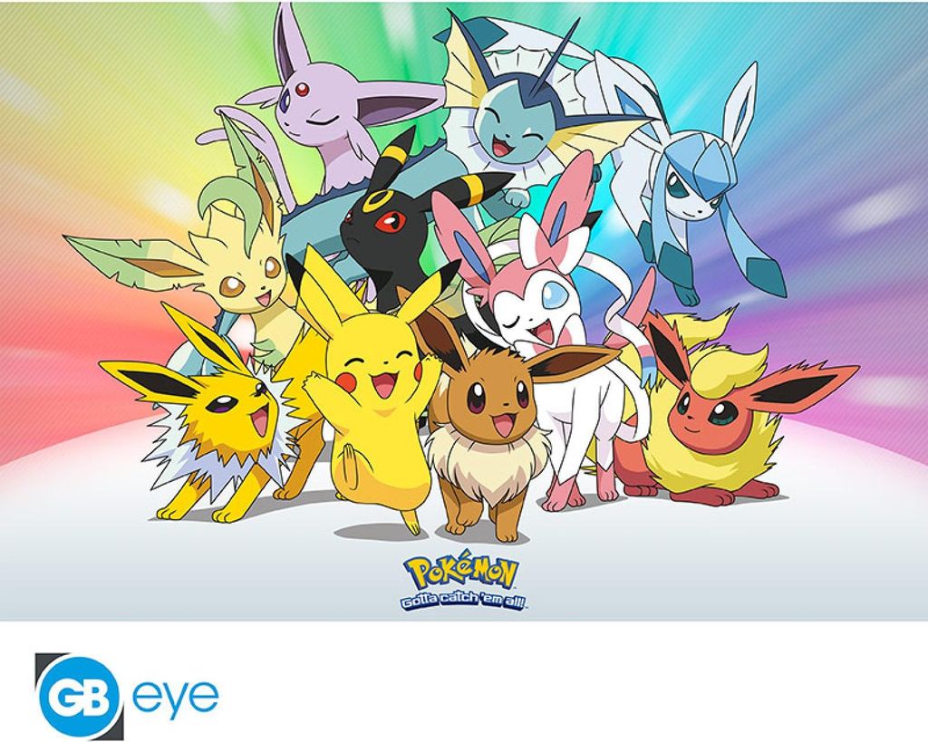 POKEMON - Poster Maxi 91cmx51cm - Eevee Produktbild 