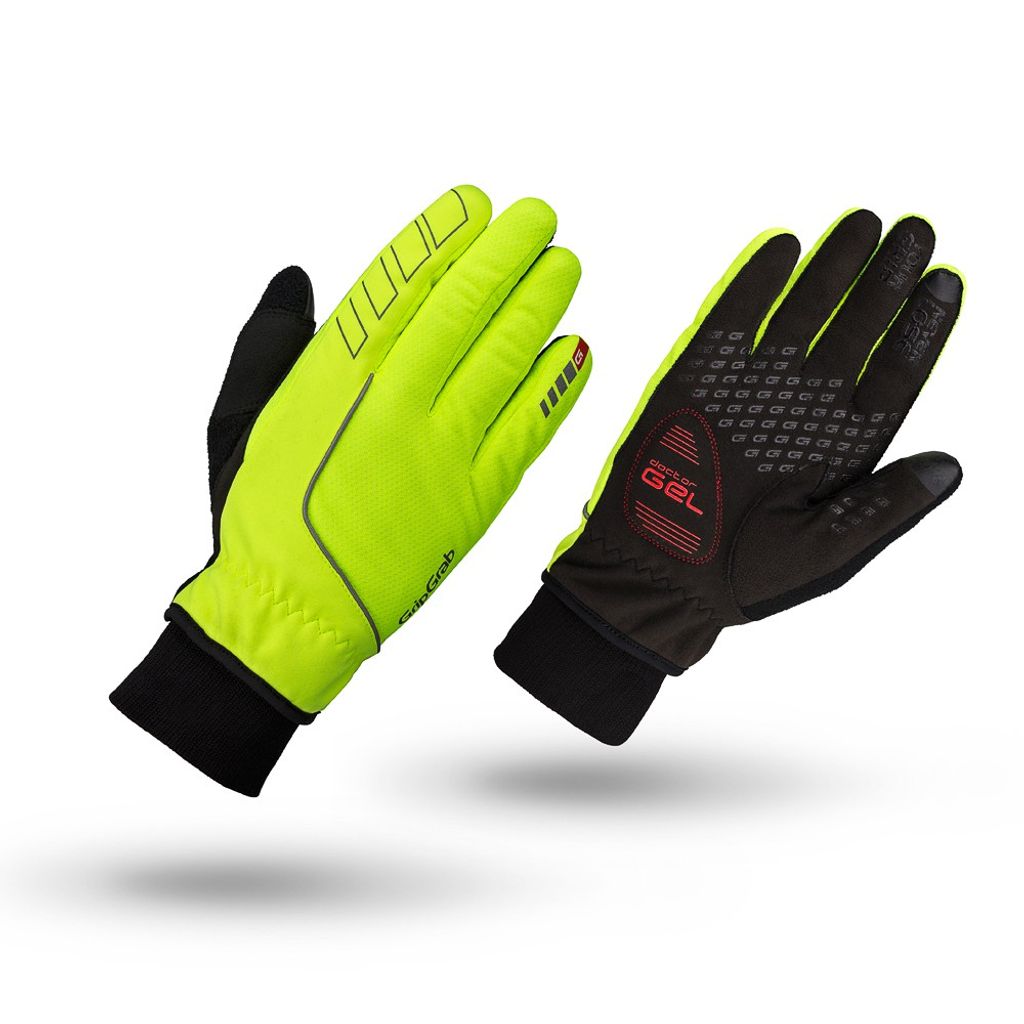 GripGrab Windster Hi-Vis Windproof Winterhandschuhe Herren fluo yellow Handschuhgröße XXL