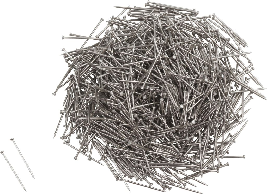 VBS Stahlstecknadeln 18 mm 500 g Nähzubehör für Basteln und Handarbeit