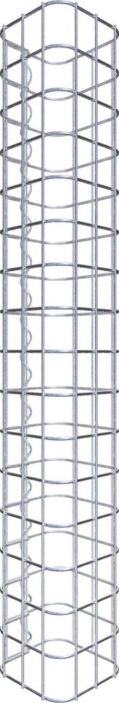 Gabionensäule eckig 17 cm x 17 cm, 80 cm Höhe, MW 5 cm x 5 Produktbild 