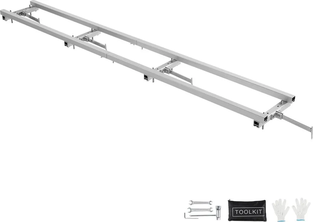Guide de sciage pour grumes 9 pieds avec 4 barres de support stable - 9