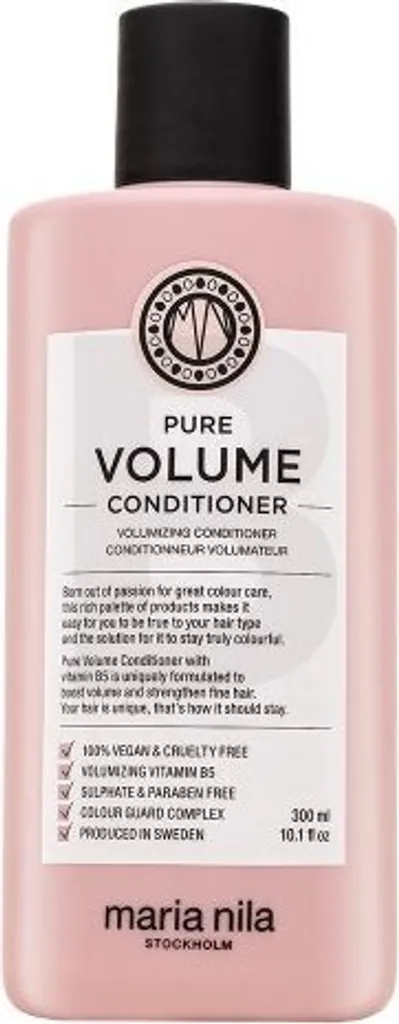 Maria Nila Pure Volume Balsamo 300ml: Il Vero Volume per Capelli Colorati