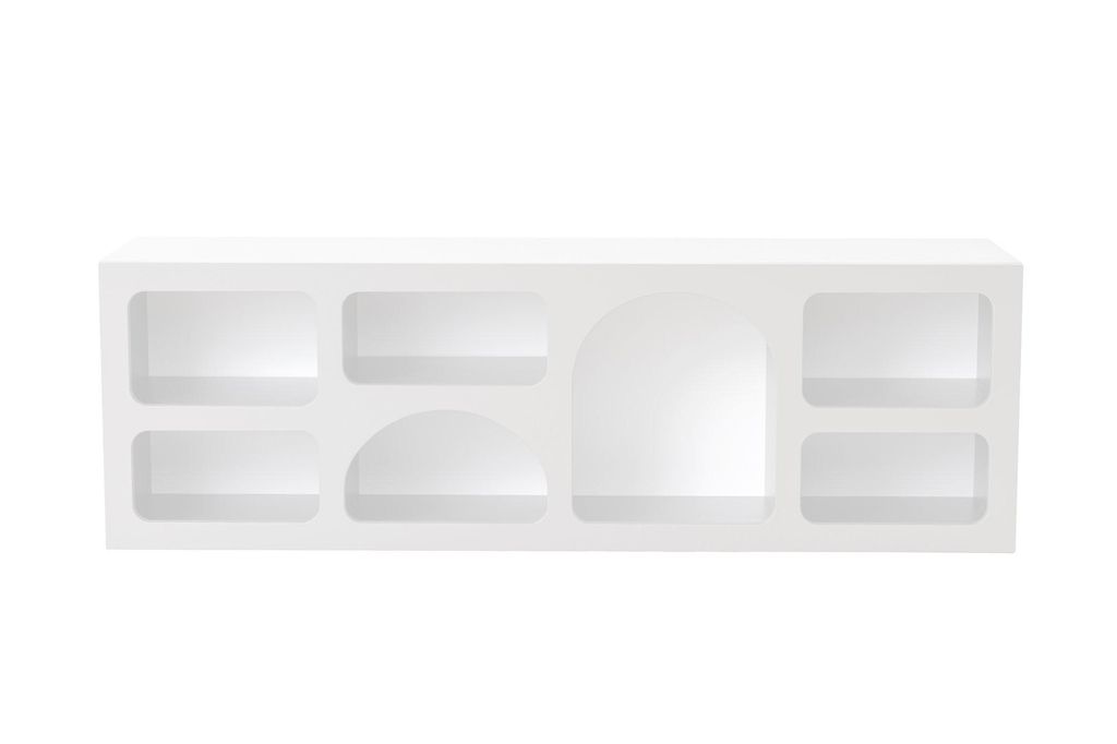 Skye Decor, Ferlis - White, Wohnzimmerschränke, Weiß, 160 x 51 x 40 cm