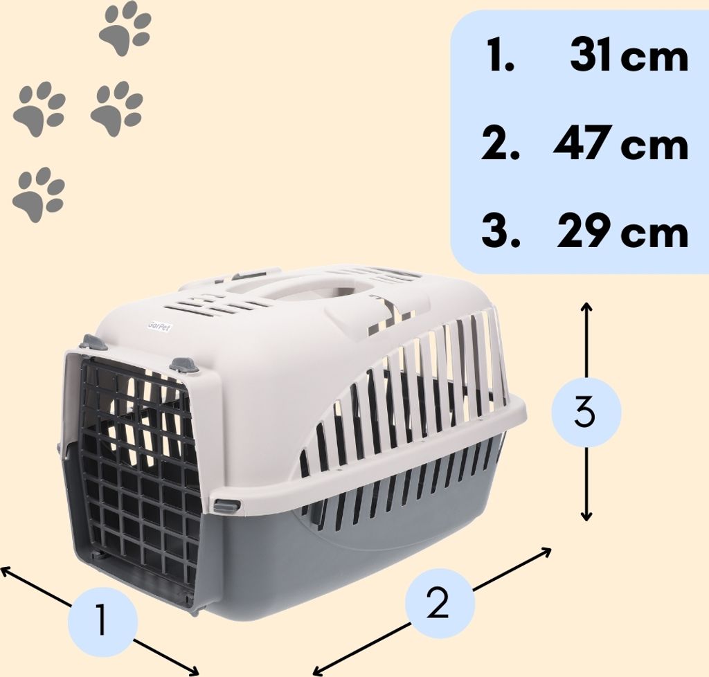 Hundebox Auto Rückbank Transportbox Katze Produktbild 2