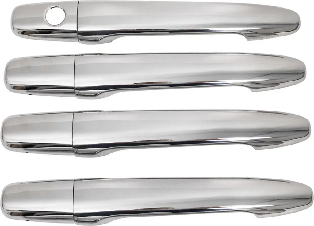Maniglie Acciaio Inox Citroen C-Crosser 2007-2012 - Kit 8 Pezzi Cromo