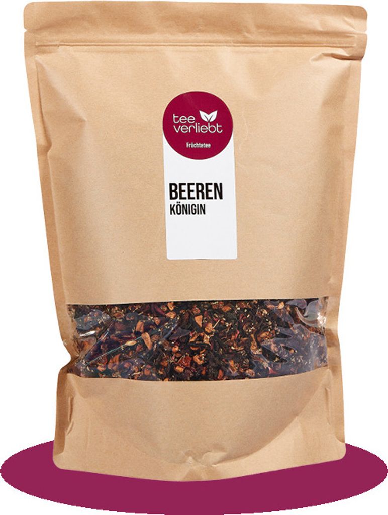 teeverliebt - Beerenkönigin | loser Früchtetee | 1kg Produktbild 