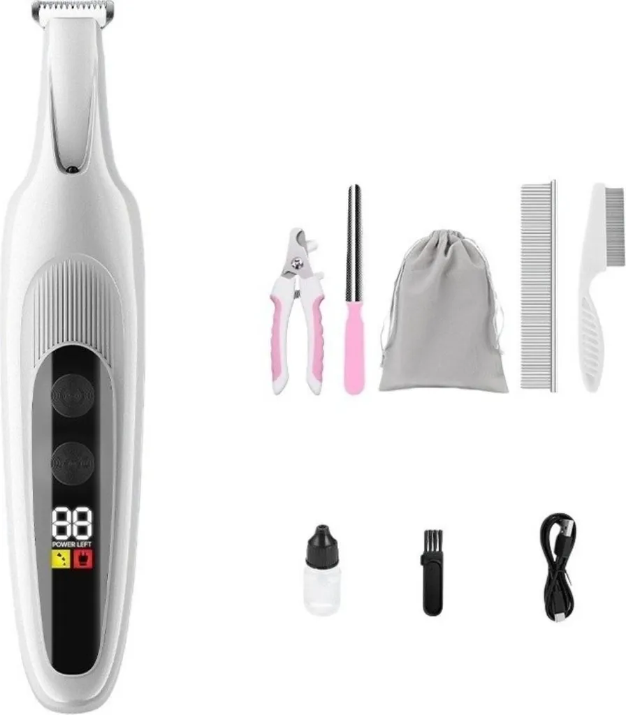 Tagliacapelli Pet Professionale INF - Silenzioso con Luce LED IPX7