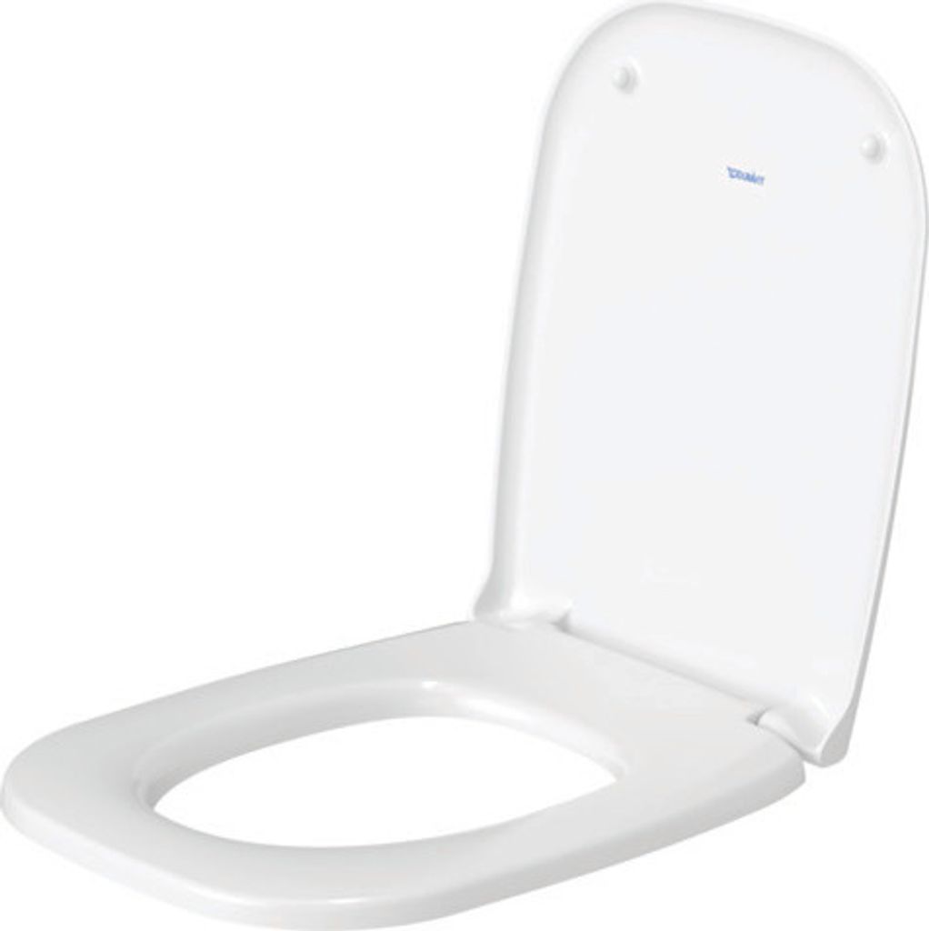 WC-Sitz D-Code ohne SoftClose Scharniere edelstahl, weiß Produktbild 10