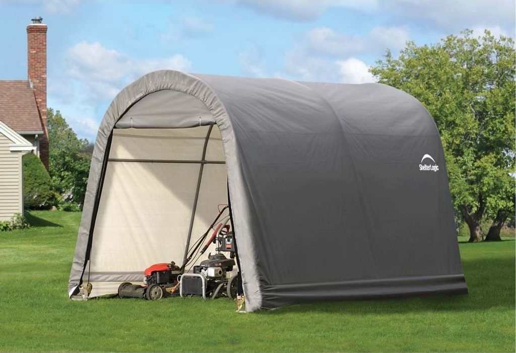 ShelterLogic fóliový stan garážový přístřešek šedý Obrázek produktu 