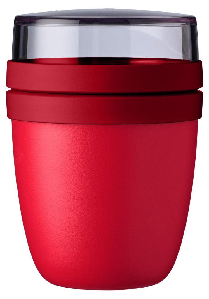 Mepal - Lunchpot Ellipse Mini - Praktischer Joghurtbecher & Müslibecher - Unterteilung für Joghurt & Müsli - Geeignet für Gefrierschrank, Mikro...