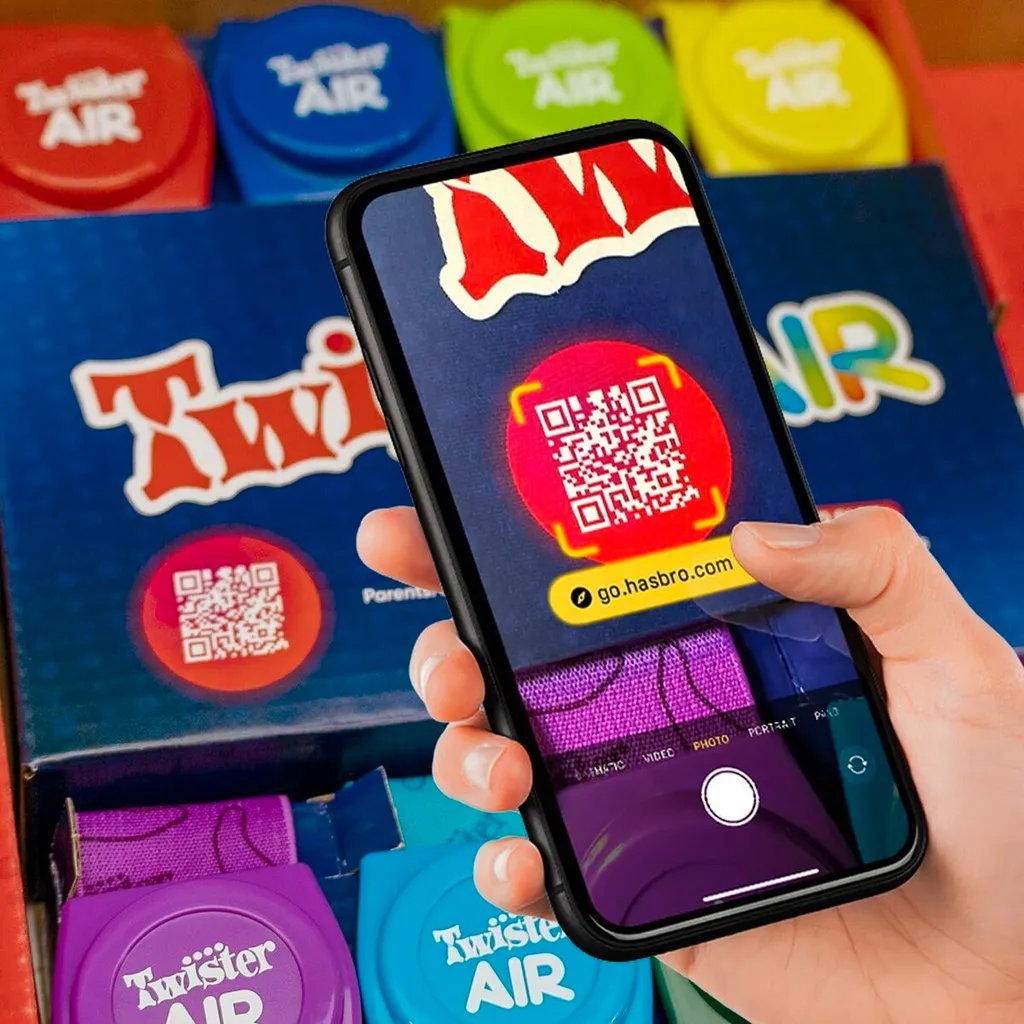 Jeu de Société Numérique Twister Air Interactif sans Tapis de Sol