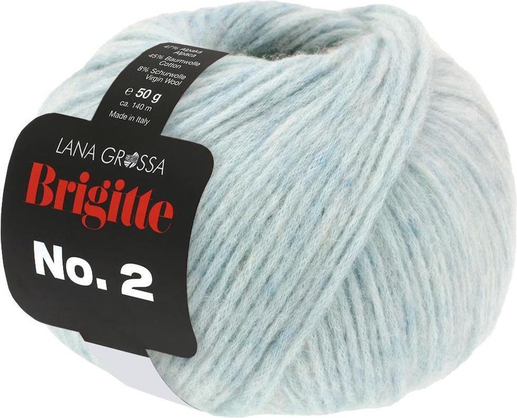 Lana Grossa - Brigitte No. 2 0065 lichtblau Produktbild 
