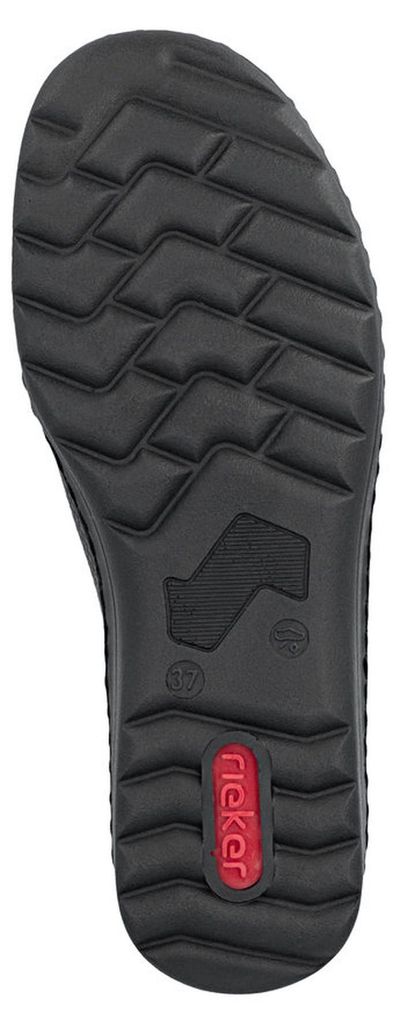 Rieker Damen Schnürschuh extra weit mit Reißverschluss Produktbild 