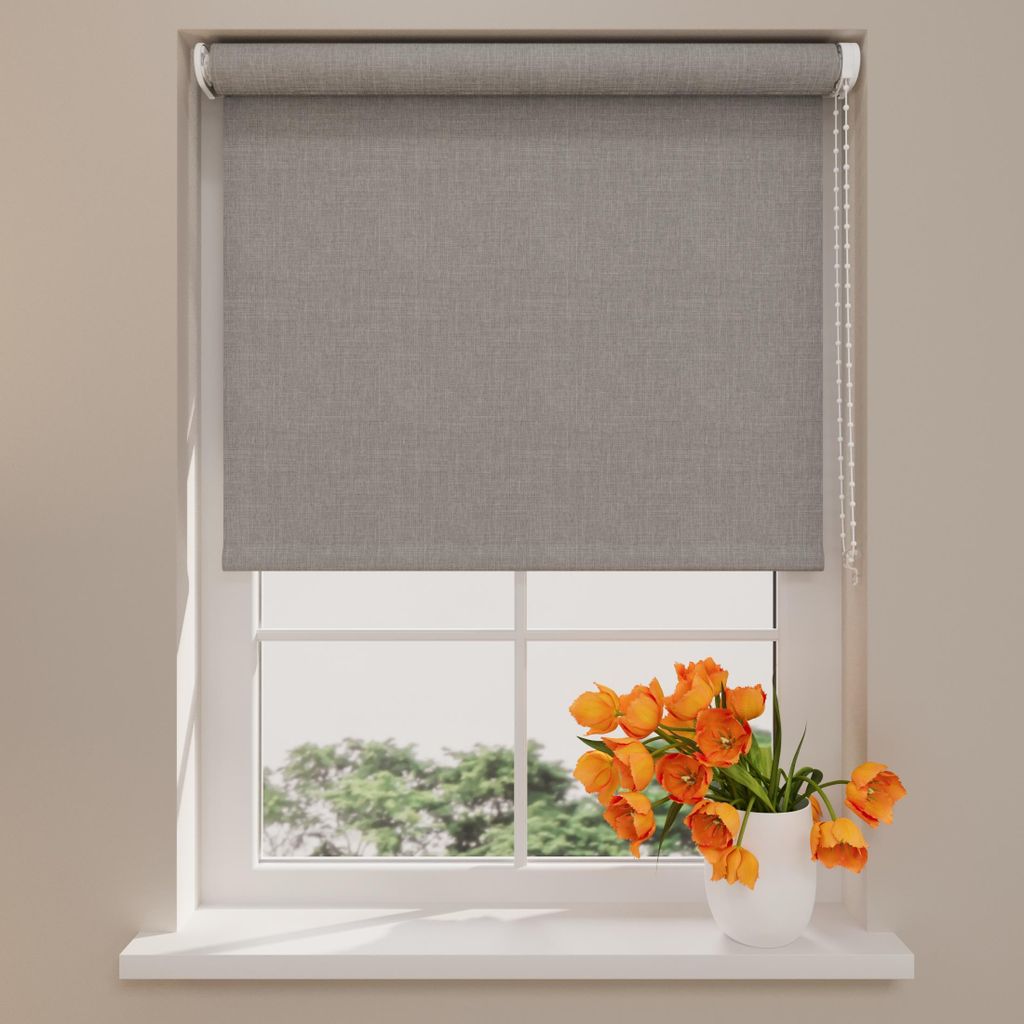 Rollo Easy Texture - Verdunkelung - Hellgrau - 110 x 190