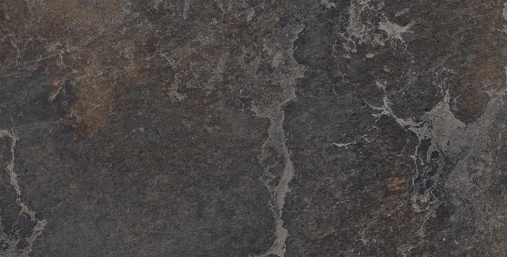 Mexen Blaze Nero glasiertes Feinsteinzeug rekt. G1, Boden-Wandfliese 120 x 60 cm, Carving - TL420-120-060-01