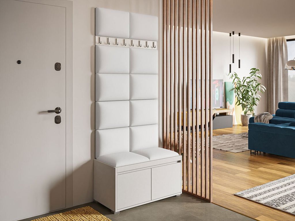Předsíňová stěna s nástěnnými čalouněnými panely CLENZE 8 - Obrázek produktu 