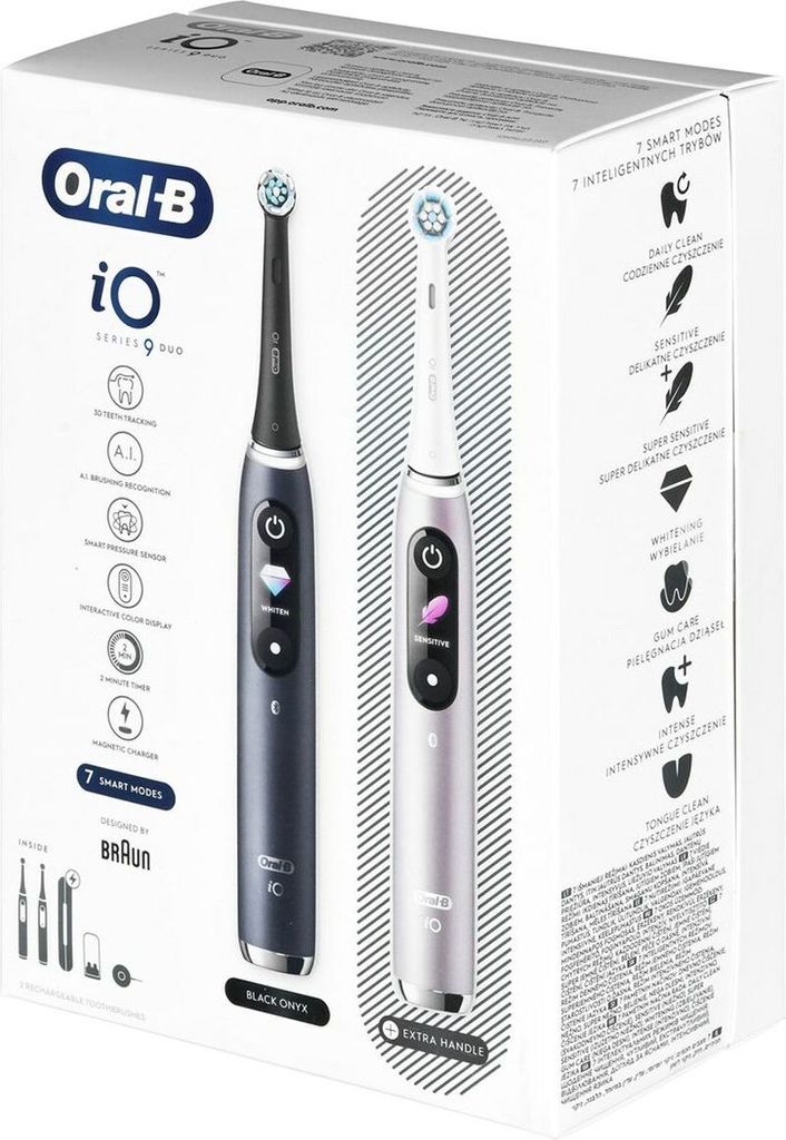 Oral-B iO Series 9 Duo Pack Black + Rose Elektrische Produktbild 8