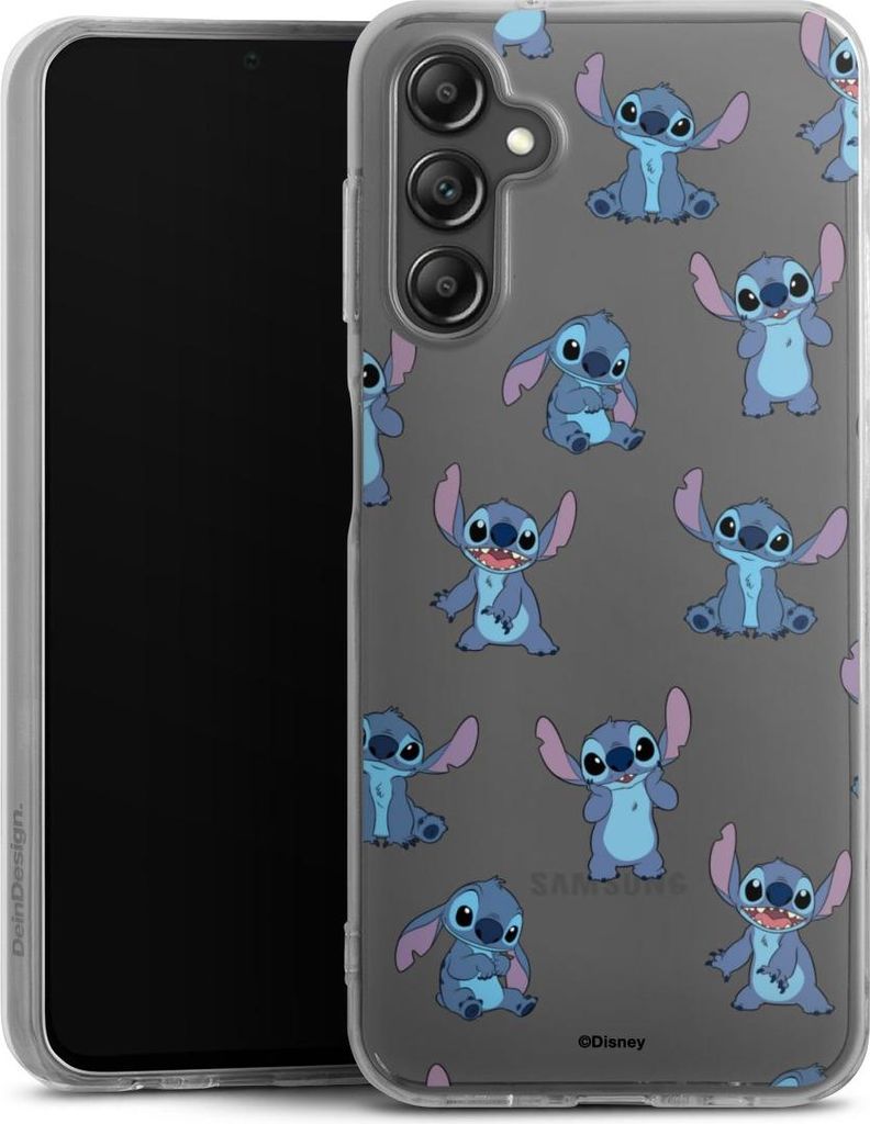 DeinDesign Handyhülle für Samsung Galaxy A14 5G Silikon Hülle Case Smartphone Schutzhülle Disney Offizielles Lizenzprodukt Lilo & Stitch