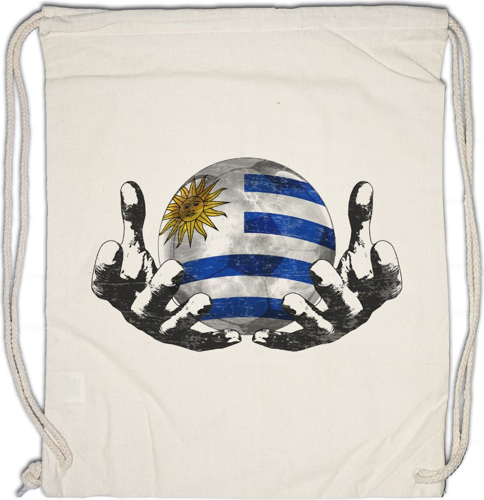 Urban Backwoods Uruguay Football Magic Ball, Turnbeutel, Farbe: Beige