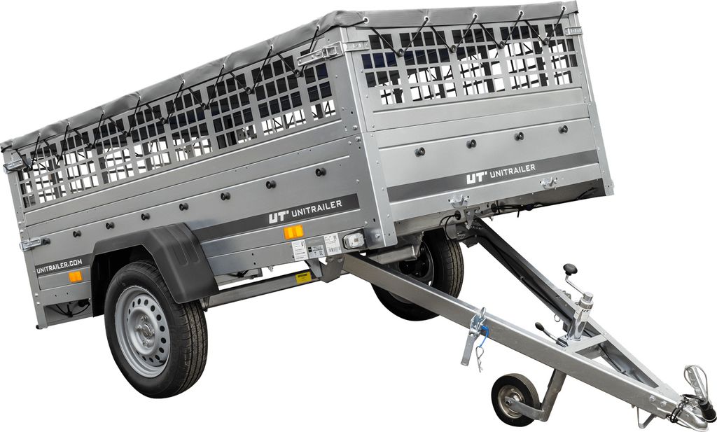 Přívěs Garden Trailer 230 KIPP s síťovanými bočnicemi a Obrázek produktu 