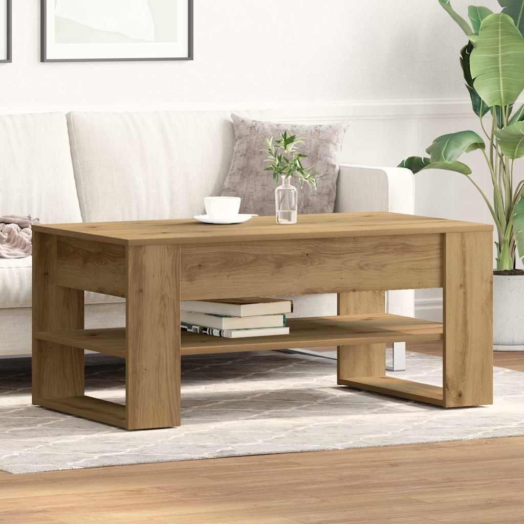 Maison Exclusive - Couchtisch Artisan-Eiche 102 x 55 x 45 cm Holzwerkstoff