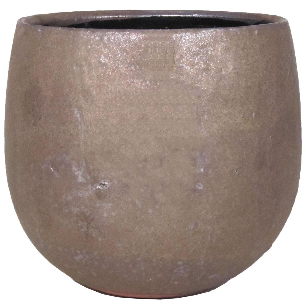 Floran Blumentopf - Bronze - Keramik - 14 x 10 cm