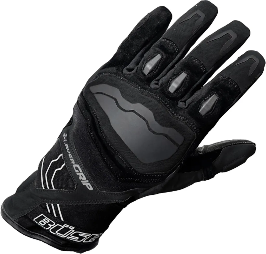 Gants moto Büse Gravel Noirs 10 : paume renforcée et grip optimal