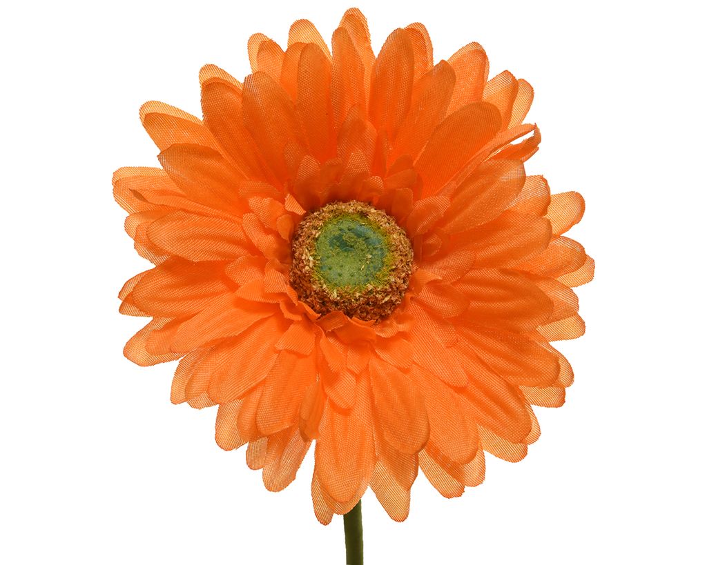 50cm Kunstblumen orange, Gerbera 1 Stück