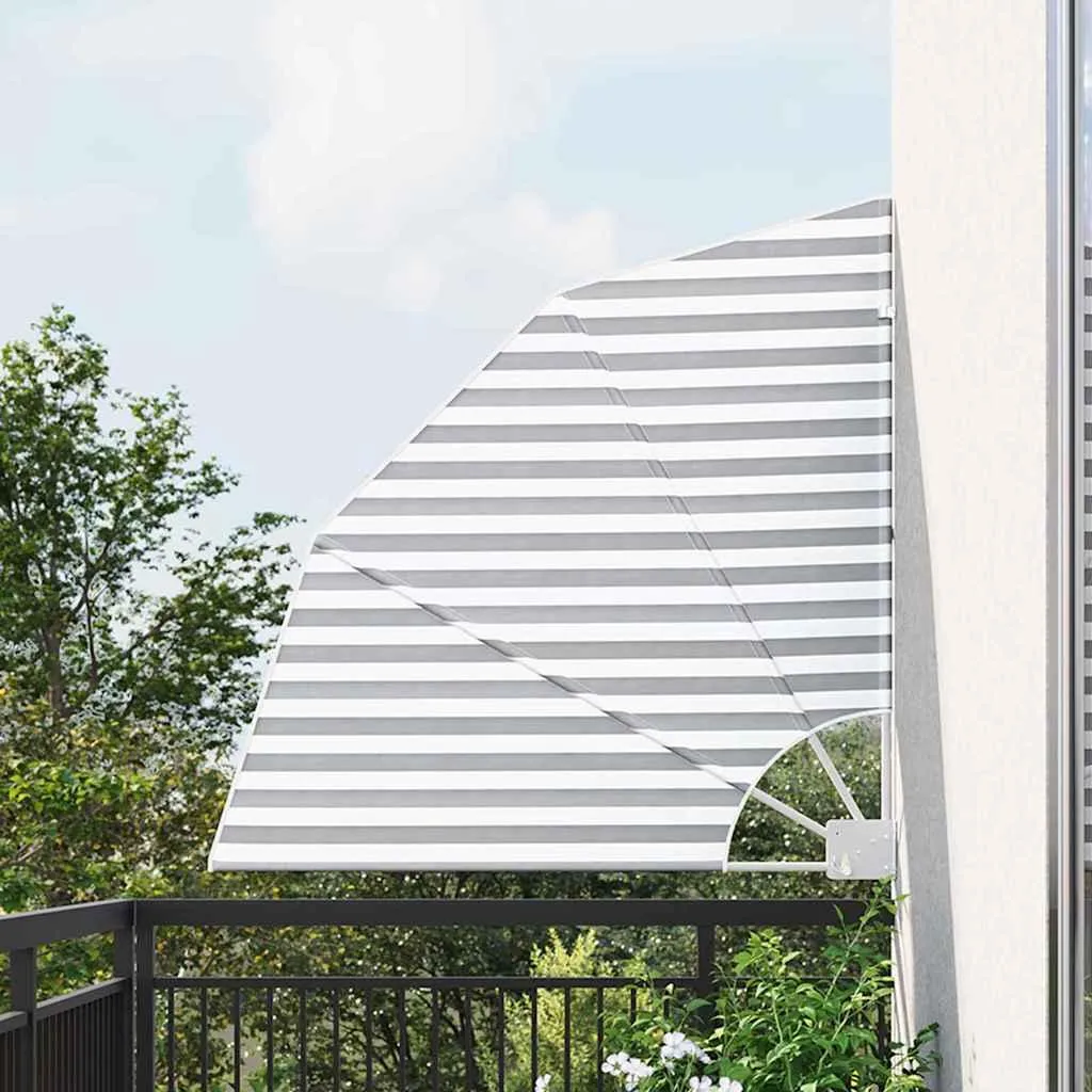 Paravento per Balcone 115x115 cm | Parasole Antracite Bianco 2025