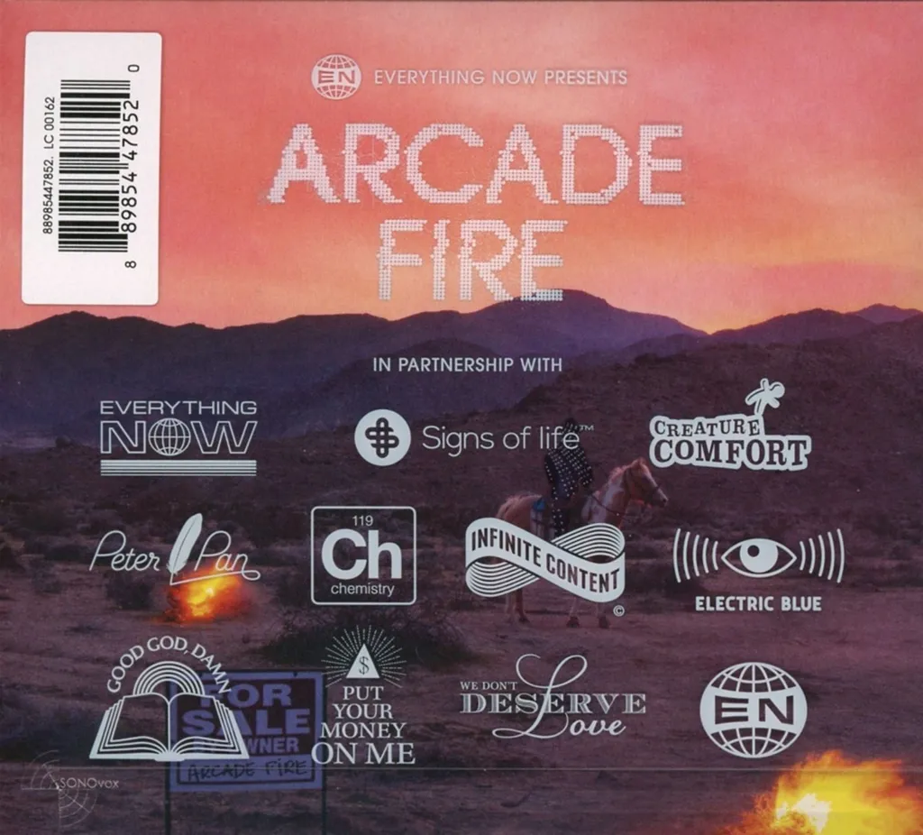 Vinyle LP Arcade Fire Everything Now Day Version - Pop Rock Indé - Bleu