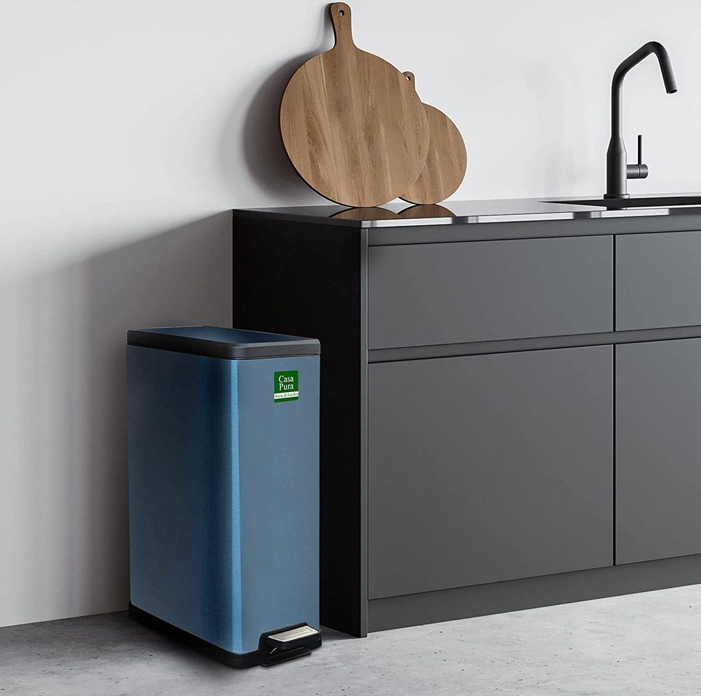 Mülleimer Zack Blau metallic 18 L Produktbild 8