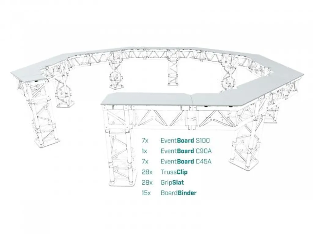 OnTruss EventBoard C45A BASIC Plateau Modulaire 60303145 Très Robuste - 3