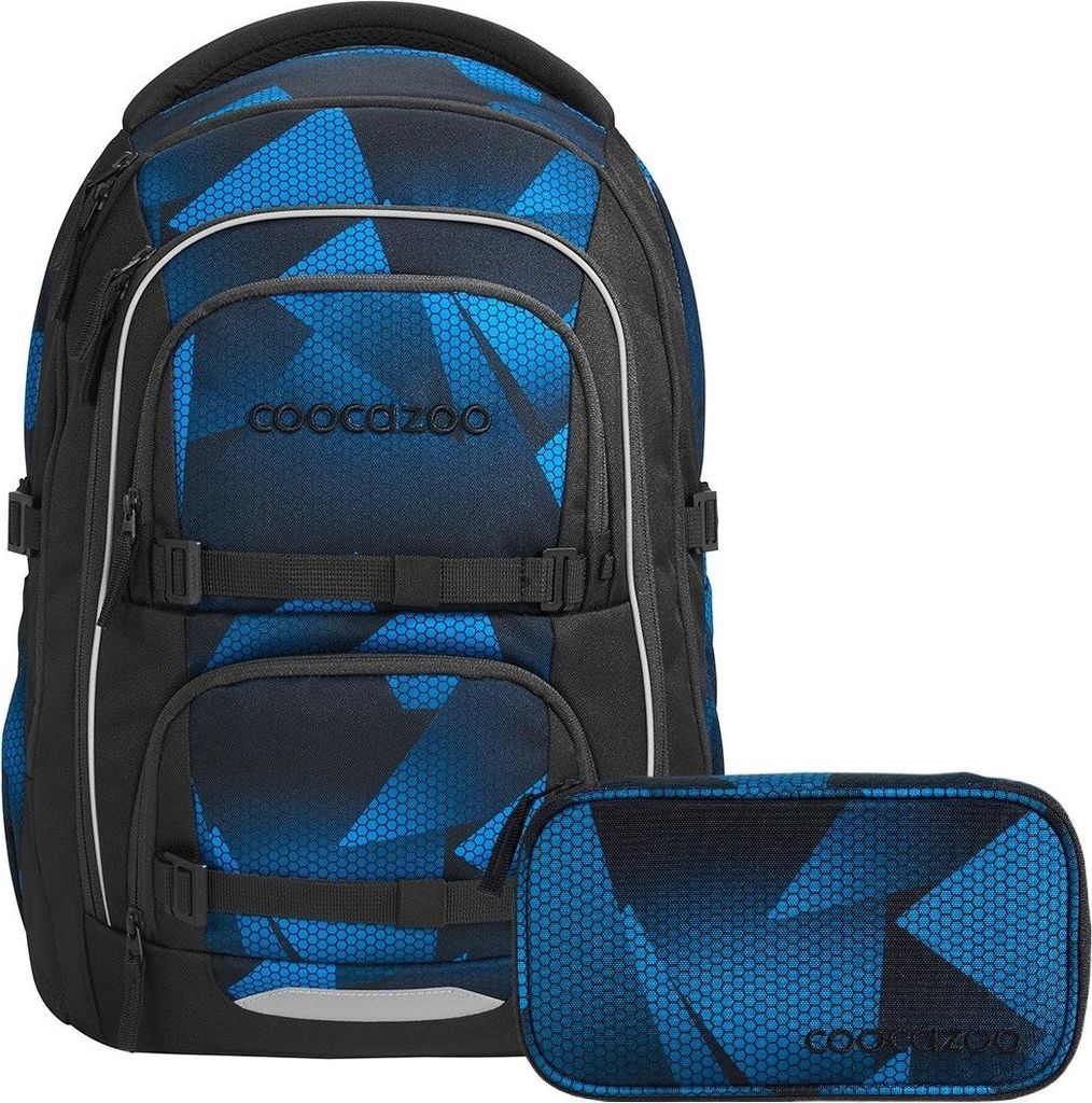 Coocazoo, Schulrucksack-Set PORTER, Electric Ice 2-teilig Produktbild 