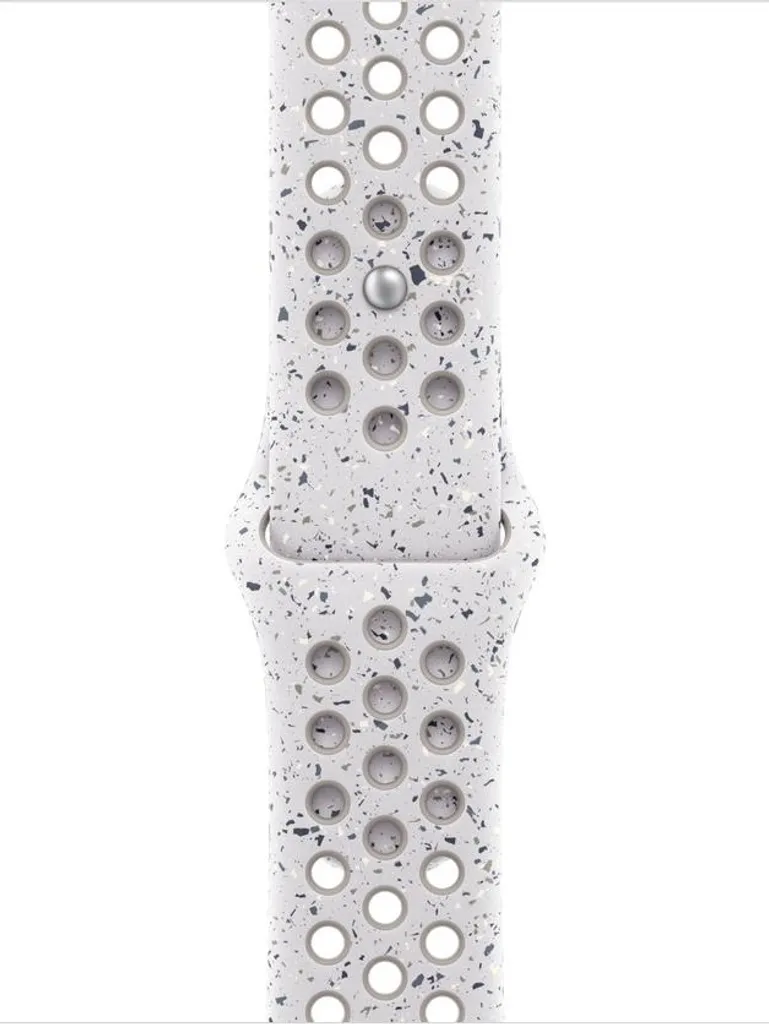 Apple MGAJ4ZM/A accessorio indossabile intelligente Band Grigio Alluminio, Fluoroelastomero