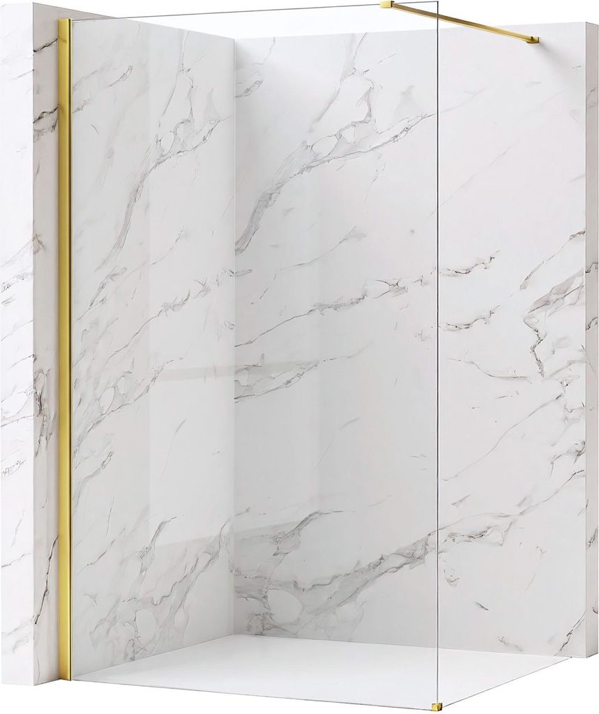 Sprchová Zástěna Rea Flexi Transparent 90 Gold Obrázek produktu 