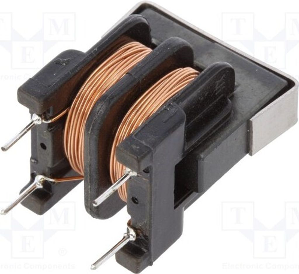 1x Drossel: Draht 900mA 25mH THT 750mΩ 23x19x27mm horizontal 74311 Vertikaldrosseln