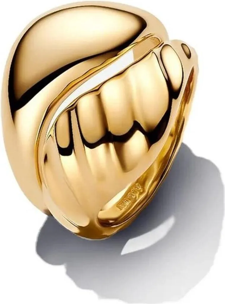 Bague Élégante pour Soirée et Mariage en Perle de Verre Pandora 56