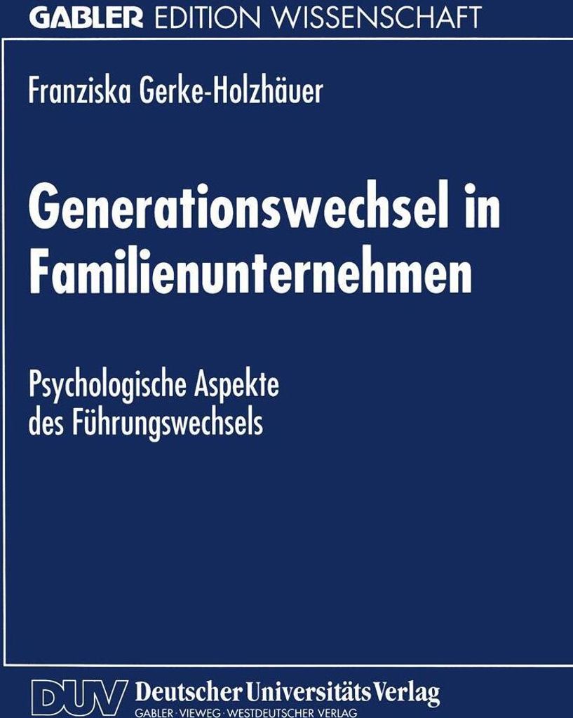 Generationswechsel in Familienunternehmen